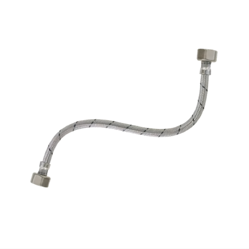 [02.03.EALK40] CANILLA ACERO 1/2" X  1/2"  40 CM EAL-K40 COFLEX