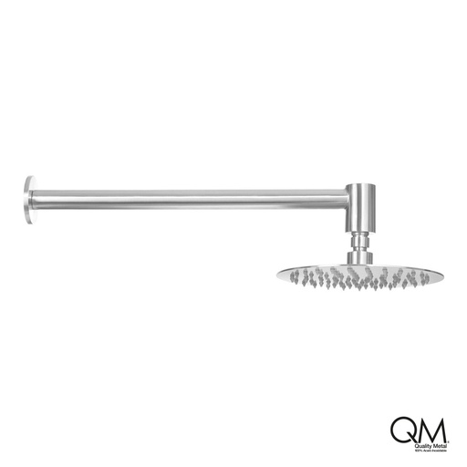 [79.QM.14.700.3011] DUCHA REDONDA A PARED SATINADO QM