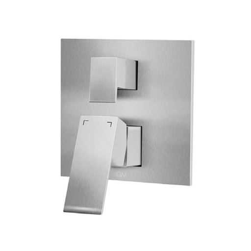 [79.QM.14.700.4002] DUCHA MONOMANDO KAI CUADRADO 2 FUNCIONES SATINADO QM