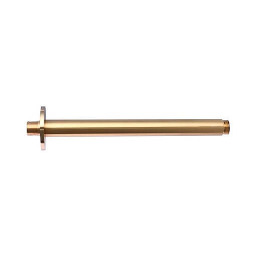 [79.QM.14.800.1018G] TUBO DE TECHO QM+ SUPREME P/DUCHA 30 CM GOLD                                                           