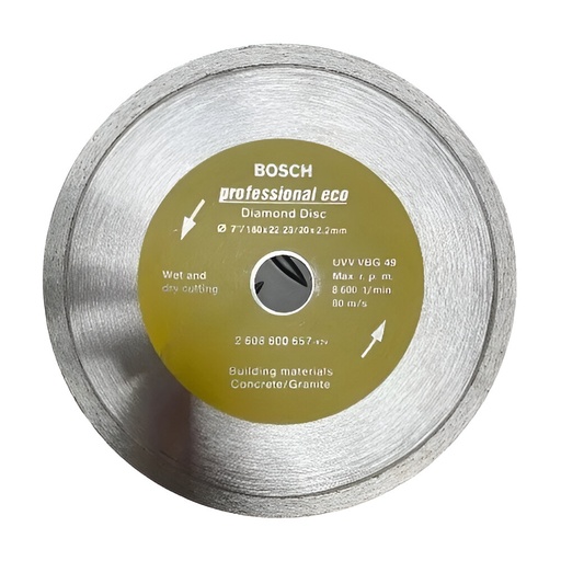 [BH.DIS.2608602204] DISCO DIAMANTADO CONTINUO 7"  BOSCH                                                                                     