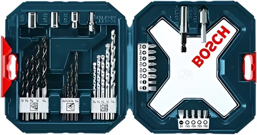 [BH.KIT.22607017405] JUEGO DE MECHAS Y PUNTAS DE 34 PIEZAS X-LINE BOSCH                                                                       