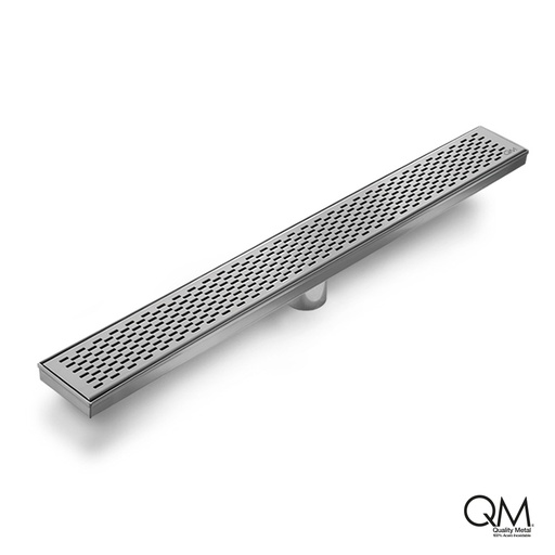[79.QM.33.300.02] REJILLA LINEAL DELMAR 24" SATINADO QM