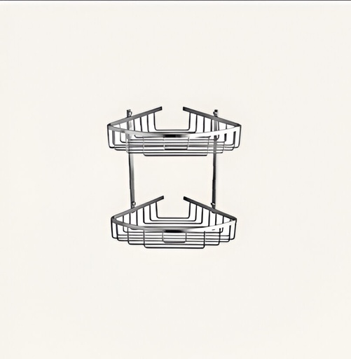 [79.16.CLD-6800] CESTA P/BAÑO DOBLE ESQUINERO, METALES ALEADOS
