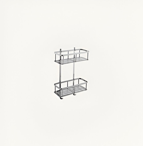 [79.16.CLD-6910] CESTA P/BAÑO DOBLE, METALES ALEADOS