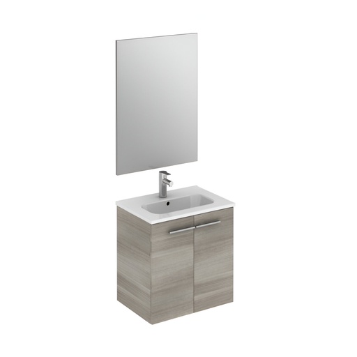 [06.03.123152] MUEBLE 50 STREET 2C 35 GRIS ARENADO 50X50X35CM, INCLUYE ESPEJO, ROYO