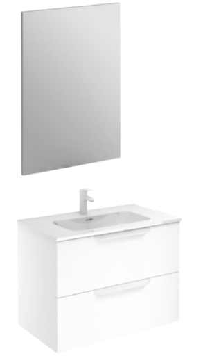 [06.03.126188] MUEBLE URBAN NATURAL WHITE 80X60X46CM, INCLUYE ESPEJO, ROYO