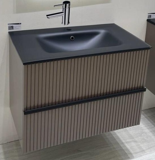 [06.03.MUE-36] MUEBLE DE BAÑO MARRON PVC 80X48X60CM, C/LAVAMANOS,  MUE-36, UNIQUE                                                      