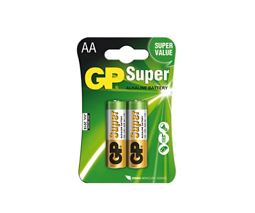 [02.02.GP0048] BATERIA AA SUPER ALCALINA X2, GP