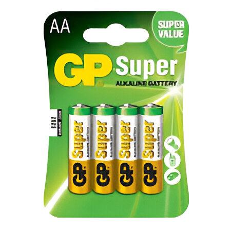 [02.02.GP0049] BATERIA AA SUPER ALCALINA X4, GP