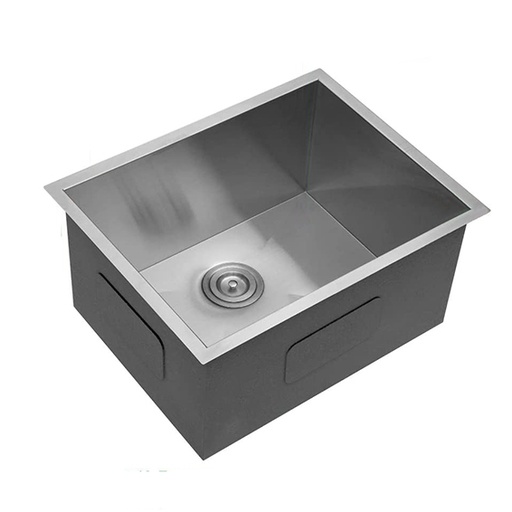 [79.77.FRE.02.01] FREGADERO UNA TINA ACERO INOX BAJO TOPE 55X45X22, BARI                                                                  