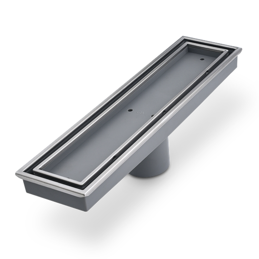 [79.QM.88.300.12PS] REJILLA LINEAL LAGOS 12"X3" (INSERTO DE BALDOSA) PULIDO QM                                                        