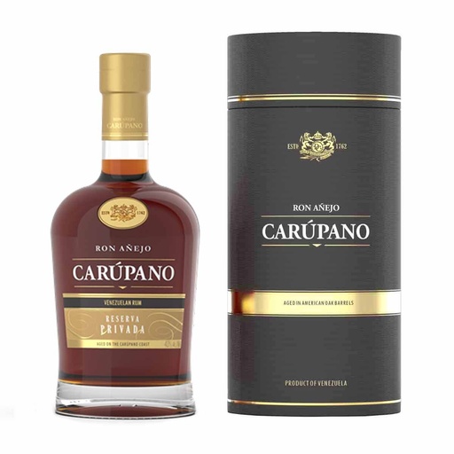[A01.01.033] TRAGO RON CARUPANO 21 AÑOS RESERVA