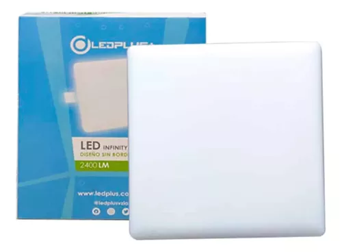 [60.11.LI9C] PANEL LED 9W, SIN BORDE INFINITY, CUADRADA, LUZ BLANCA, LEDPLUS                                                         