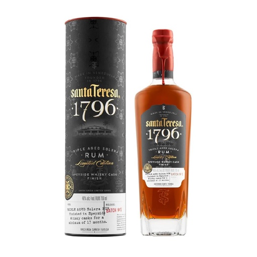 [A01.01.045] TRAGO RON STA TERESA 1796 EDIC. SPEYSID