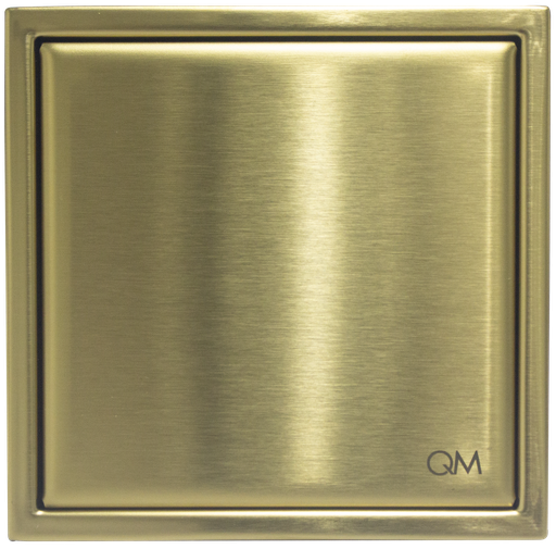 [79.QM.14.100.2014] CENTRO PISO CUADRADO MIRA  4" X 4" GOLD QM 