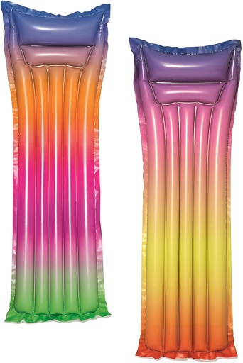 [CAMP.INF.44041] COLCHONETA INFLABLE ARCOIRIS 183X69 CM, 44041, BESTWAY                                                                  