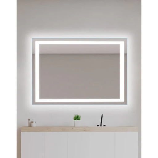 [06.ESP.VENICEM4022-60] ESPEJO RECTANGULAR CON LUZ 60CM ANCHO X 70CM ALTO, VENICE, RIVER                                                        