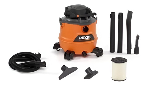 [55.01.HD1600] ASPIRADORA 16 GAL. 6,5HP, C/SOPLADOR, HUMEDO/SECO, HD1600, RIDGID                                                       