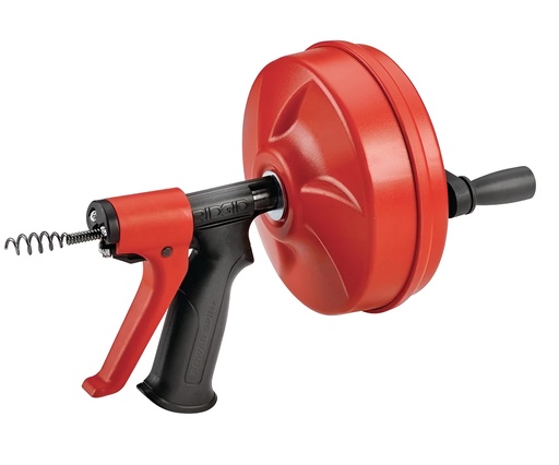 [55.01.57043] DESTAPADOR DE CAÑERIA MANUAL, POWER SPIN, ADAPTABLE TALADRO  7 MTS, 57043, RIDGID                                       