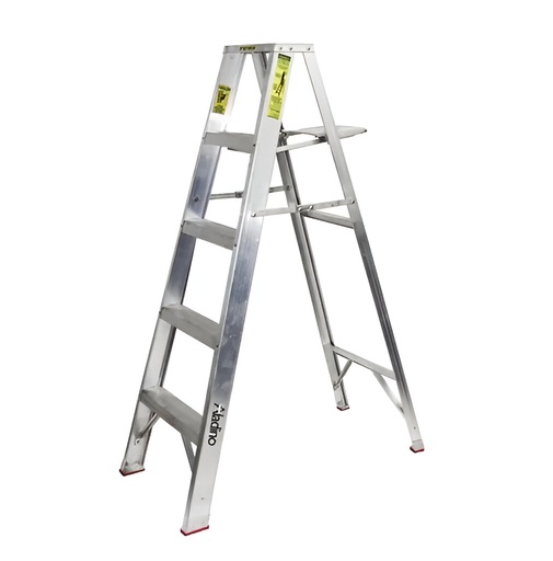 [90.03.CV05] ESCALERA TIJERA ALUMINIO 5 TRAMOS ESTANDAR, ALADINO