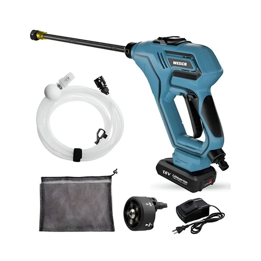 [31.WS8800KC0120] KIT HIDROLAVADORA 18V, CON BATERIA 2.0Ah/CARGADOR, WS8800, WESCO                                                        