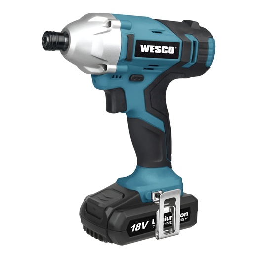 [31.WS2939KC0120] KIT ATORNILLADOR IMP. 1/4"18V, CON BATERIA 2.0Ah/CARGADOR, WS2939, WESCO                                                