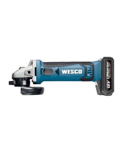 [31.WS2941.9] ESMERIL INALAMBRICO 4.1/2", 18V, SIN BATERIA/CARGADOR, WS2941, WESCO                                                    
