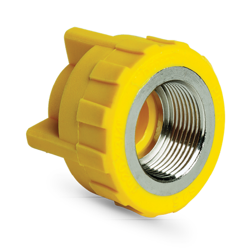 [79.14.DSB201A] ADAPTADOR HEMBRA 20 MM X 1/2" C/ROSCA, LINEA AMARILLA, DONSEN
