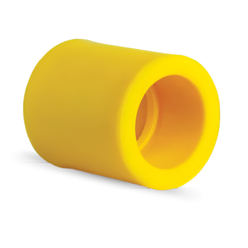 [79.14.DSB001A] ANILLO LISO 20 MM (1/2"), LINEA AMARILLA, DONSEN                                                                        