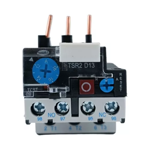 [60.11.01.TSR2-D1312] RELE TERMICO 5.5 - 8 AMP CON ACOPLE AJUSTABLE TOSUN                                  