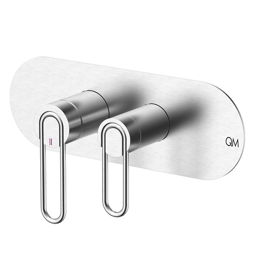 [79.QM.14.700.4006ST] DUCHA MIXER 2 FUNCIONES LOTUS SATINADO QM