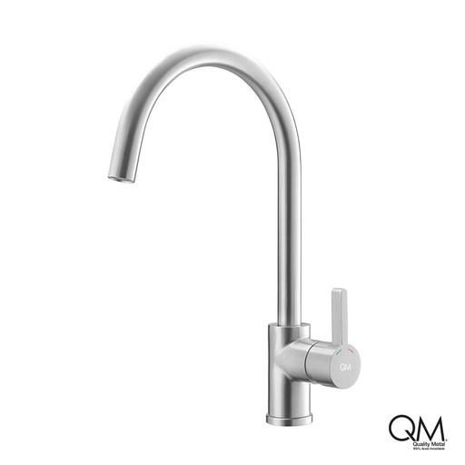 [79.QM.14.700.1007GR] GRIFERIA P/COCINA LOTUS GUN GREY 45CM QM                                      