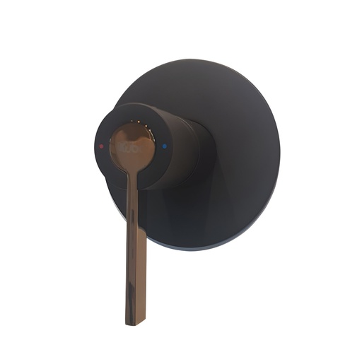 [06.07.KUBO121RGE] GRUPO DUCHA BAÑERA NEGRO ROSE GOLD KUBO121RGE KUBO                 