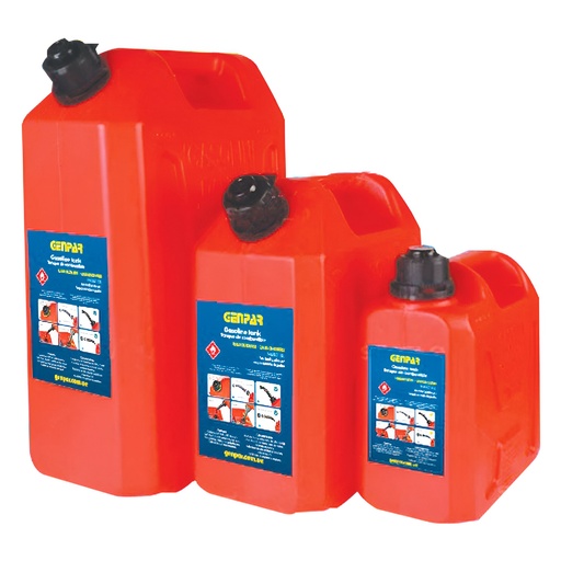 [90.01.492] BIDON 5 LTS DE GASOLINA ROJO GENPAR                                          