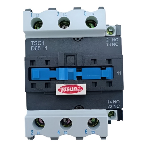 [60.11.02.CD3365] CONTACTOR 65 AMP 220V TOSUN                                              