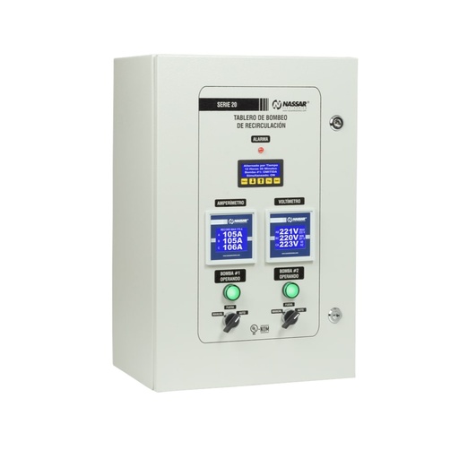 [79.19.CPD120] TABLERO DE CONTROL P/BOMBA DE RECIRCULACION DE AGUA CALIENTE, 120V, CPD120