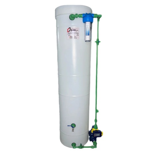 [AG.STB.370AB] SISTEMA TANQUE BOMBA 370LTS BLANCO BOMBA ABAJO                                                                             