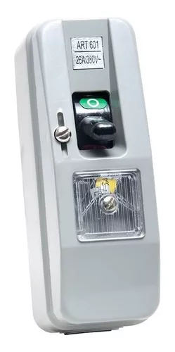 [60.12.GM601] INTERRUPTOR 26A, UNIPOLAR CON FUSIBLE, TIPO TICINO, GENEMAX       
