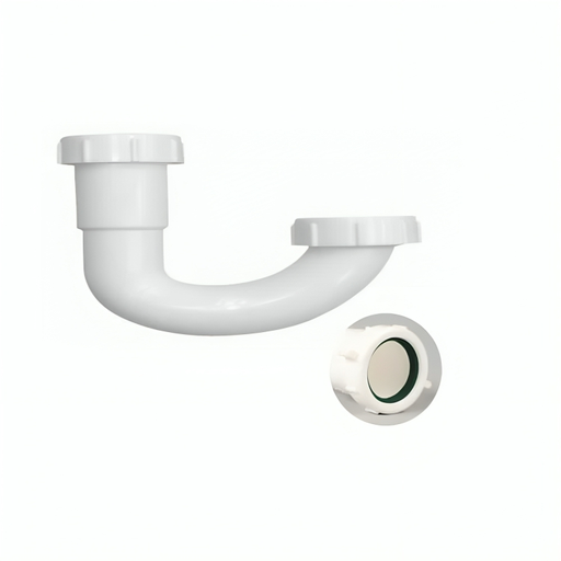 [79.M42122] SIFON PLASTICO 1.1/2" S/CONECTOR FREGADERO MHILER