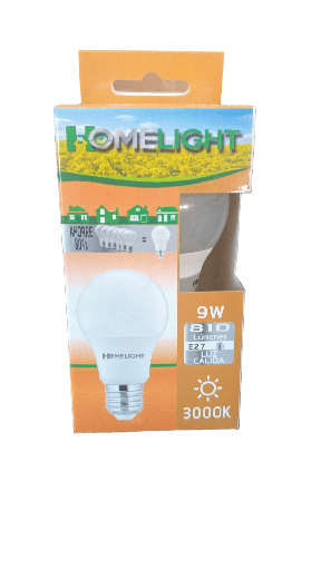 [60.13.000718] BOMBILLO 9W, CALIDO, E27, HOMELIGHT