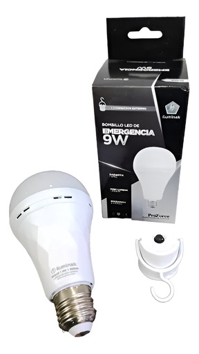 [60.11.XK12AS] BOMBILLO DE EMERGENCIA 12W, PROFORCE, RECARGABLE, ILUMINAK