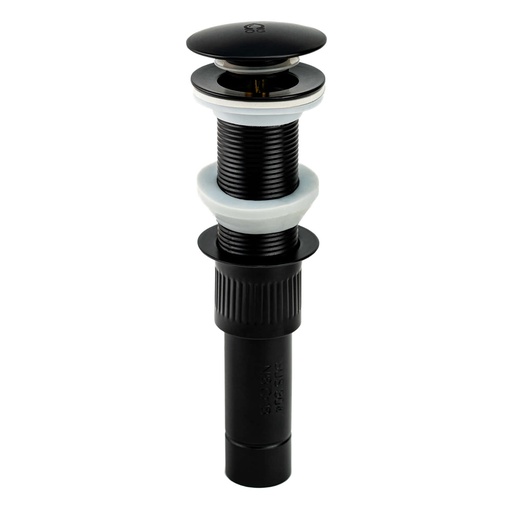 [80.KD395-MB] DESAGUE PUSH BOTTON, NEGRO REDONDO S/REBOSE, KD-395, OMEGA