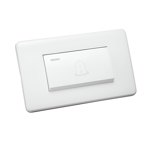 [60.12.GM86D-13] INTERRUPTOR TIMBRE, BLANCO, GENEMAX