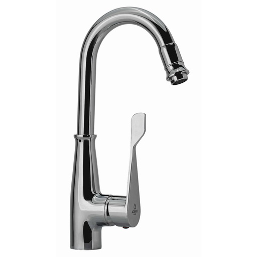 [80.KD128] MONOMANDO COCINA CROMADO, KD-128, OMEGA