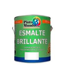 [04.04.066] PINTURA AMARILLO, ESMALTE BRILLANTE, GALON, PINTOMUNDO