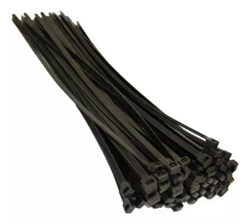 [90.01.006] TIE RAPS (AMARRA CABLE) 8" NEGRO