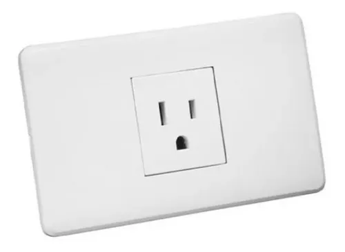 [60.12.GM86D-15] TOMA SENCILLA 2P+T, BLANCO, GENEMAX