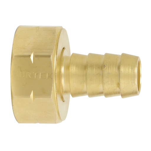 [30.31.130370] CONECTOR P/MANGUERA HEMBRA DE LATON 1/2", SURTEK