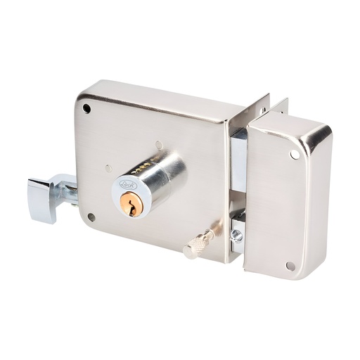 [30.31.L7715IGSB] CERRADURA DE SOBREPONER LLAVE ESTÁNDAR IZQUIERDA EN BLÍSTER, LOCK